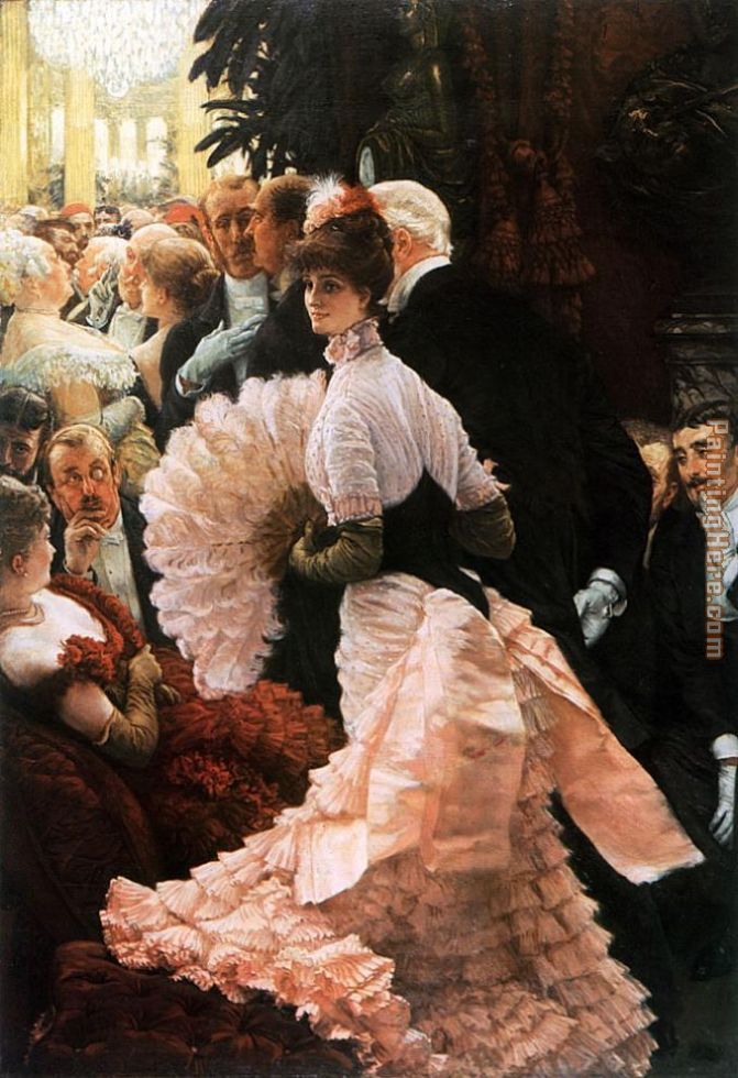 The Political Lady painting - James Jacques Joseph Tissot The Political Lady art painting